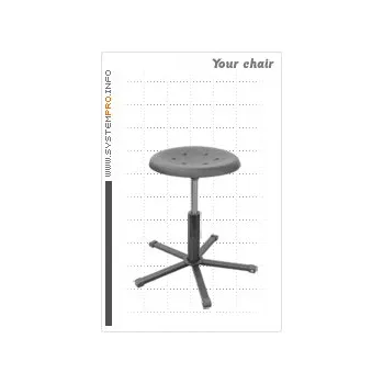 Ergolinia Průmyslová židle SYSTEM PRO BLACK 1A+2A+4B