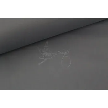 Středně tmavě šedá - bavlněné plátno, šíře 240cm - 051