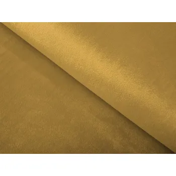 Dekorační látka Samet Velvet SV-009 Okrová - šířka 150 cm