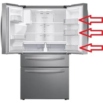 Příslušenství pro lednici Samsung DA97-13805C 1.2.3. přihrádka z vrchu v pravé části dveří chladničky