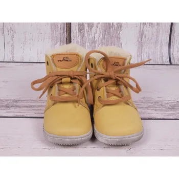 Chlapecká zimní obuv Bosé Pegresky zimní obuv Pegres 1705 Exclusive ŽLUTÉ zavazovací velikost: 24