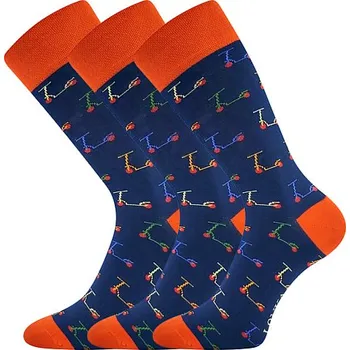 Pánské ponožky Woodoo Sólo Lonka Koloběžky 43-46