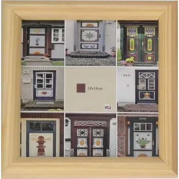 Rám na obraz Dřevěný fotorámeček NEW YORK 30x30 natural kph