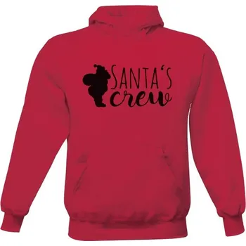 Pánská mikina Pánská mikina s kapucí s potiskem Santa's crew - daddy pánské