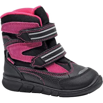 Dětská treková obuv PROTETIKA, MARON black - dívčí zimní obuv 25