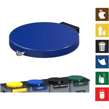 Odpadkový koš Víko na koš Modular - modré (papír)