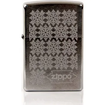ZIPPO chrom gebürstet graviert "Zippo Design" 60003362
