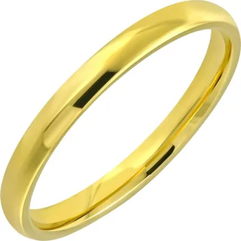 Prsten BRUNOshop.cz Snubní prsten KLASICKÝ GOLD Velikost: 10 (EU: 61,5 - 63,5)