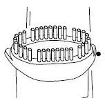 Kartáčová hubice 996510057664 pro vysavač Philips