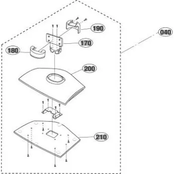 Podstavec pod monitor Podstavec k LCD LG - 3043TKK167G