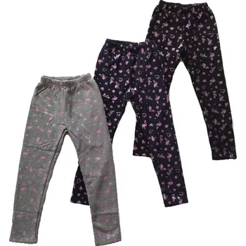 SEAGULL DÍVČÍ LEGÍNY ZATEPLENÉ "JUNGLE" Barva: tmavě modrá, Velikost: 8 let (128)