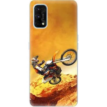 Pouzdro na mobilní telefon Odolné silikonové pouzdro iSaprio - Motocross - Realme 7 Pro