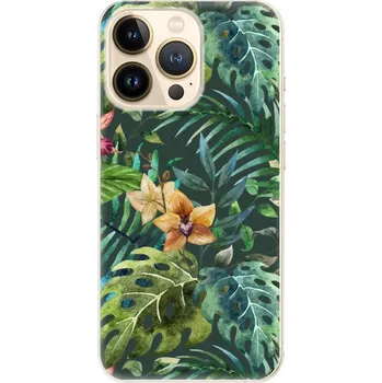 Pouzdro na mobilní telefon Odolné silikonové pouzdro iSaprio - Tropical Green 02 - iPhone 13 Pro Max