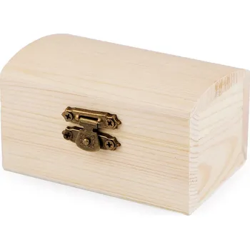 Dřevěná krabička k dozdobení, barva 1 (5,5x9 cm) přírodní