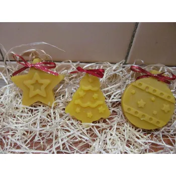 Vánoční ozdoba Havlíček - Ozdoby ze včelího vosku na stromeček