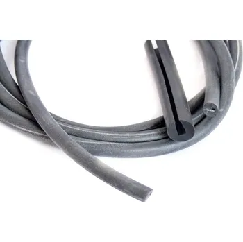 TEXIM Pryžový profil pr. 6mm, říznutý - 1 m