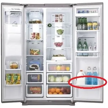 Příslušenství pro lednici Samsung DA97-08270D 4. přihrádka z vrchu v pravé části dveří chladničky pro americkou ledničku