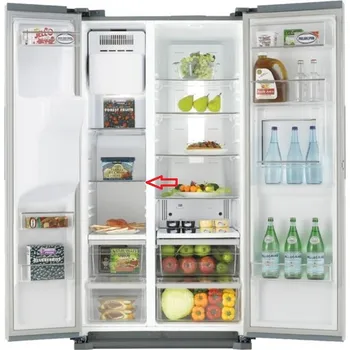 Samsung DA97-16729A 2. police skleněná z vrchu v levé části mrazničky pro americkou lednici