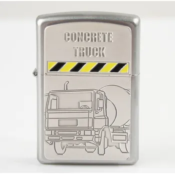 Zapalovač Zippo chrom Plakette Concrete Truck 2001289