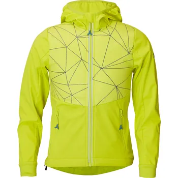 Cyklistická bunda Dětská běžecká bunda Silvini Rognoza lime-ocean CJ1719 2021/22