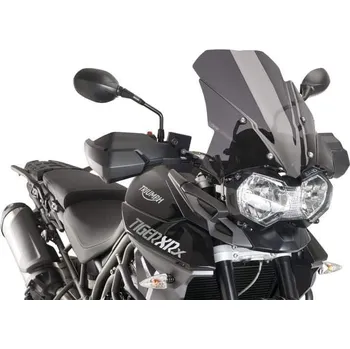 Plexi Puig pro Triumph Tiger 800 2011-2017 (Barva plexi: Tmavě kouřové)