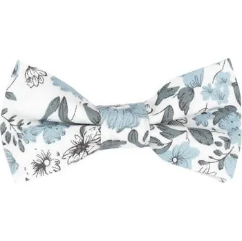 Motýlek Bubibubi Bílý dětský motýlek Pastel Blue