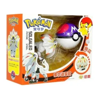 Figurka Pokémon Skládací pokémoni v Pokeballu Varianta: Solgaleo skládací, s krabicí