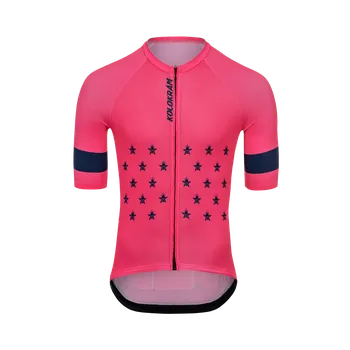 cyklistický dres Dres KOLOKRÁM StarDress PinkPanther XL