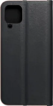 Pouzdro na mobilní telefon Forcell Luna Book Gold pro Samsung Galaxy A22 černé