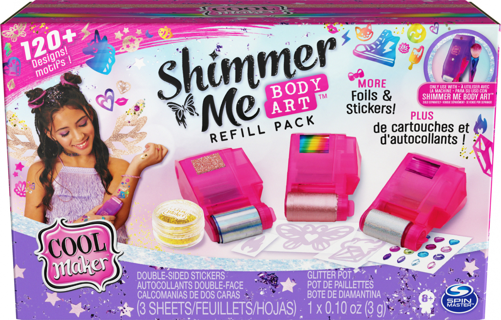 Spin Master Cool Maker Shimmer Me Body Art Refill Pack od 39 Kč Zbozi cz