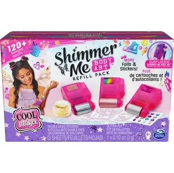 kreativní sada Spin Master Cool Maker Shimmer Me Body Art Refill Pack