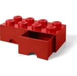 LEGO Storage LEGO úložný box 8 s šuplíky Varianta: Box červený