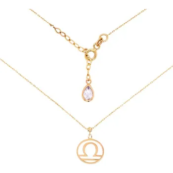 Přívěsek Zlaté znamení Váhy přívěsek + řetízek