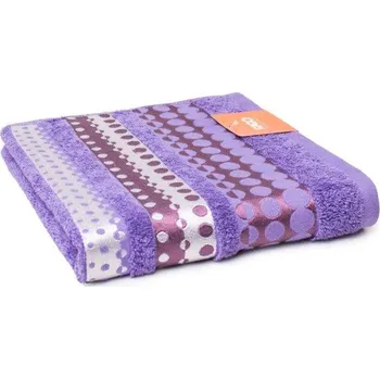 Ručník Bavlněný ručník Silver 50x90 cm ametyst