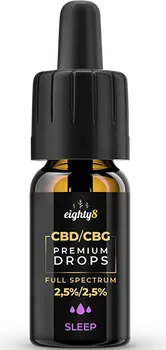 CBD Eighty8 CBD/CBG Sleep Drops 5 % 10 ml