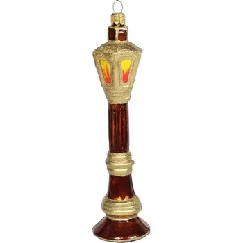 Vánoční dekorace Skleněná lampa