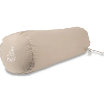 Pěnový válec Jóga bolster PRÁNA s potahem - šedá 70 x 20 cm
