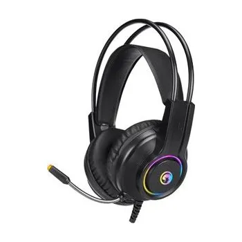 Sluchátka MARVO HG8935 sluchátka s mikrofonem, ovládání hlasitosti, černá, podsvícená, USB (HG8935)