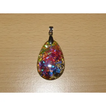 Drahý kámen Orgonit - Přívěsek - kapka - kpo44