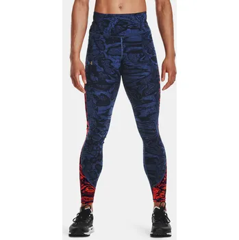 Dámské legíny Dámské kompresní legíny Under Armour Rush Legging 6M Novelty-BLUE - modré Velikost: S