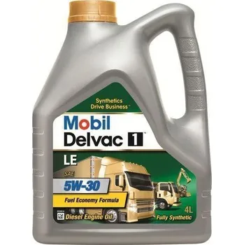 Mobil Delvac 1 LE 5W-30 4 l Motorový olej Mobil Delvac 1 LE 5W-30 4 l