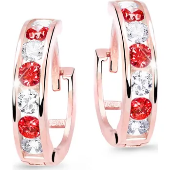 Náušnice Cutie Jewellery Dětské náušnice zlaté C3345R-Červená