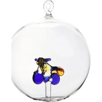 Skleněná koule průhledná motorka