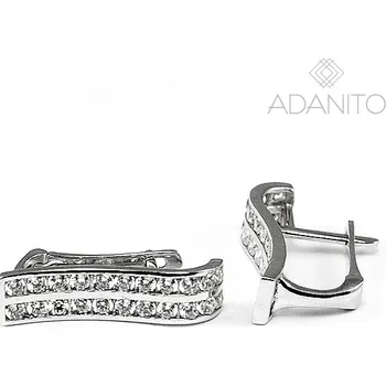 Náušnice Zlaté náušnice se zirkony