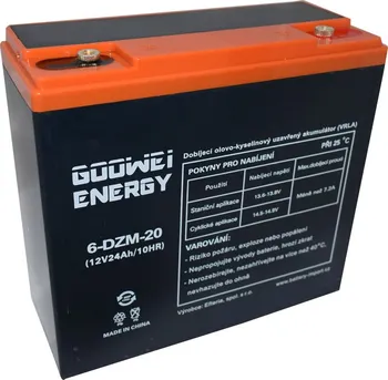 Trakční baterie Goowei Energy 6-DZM-20 12V 24Ah