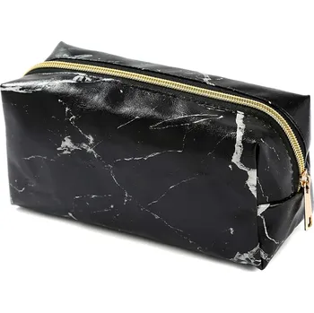 Penál Černé mramorované pouzdro na tužky