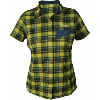 cyklistický dres Košile krátká dámská HAVEN Agness Slimfit modrá/žlutá L