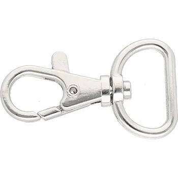 Kovová karabina průvlek 16 mm BREX, barva Nikl