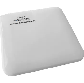Obal na respirátory OnlineMedical hranatý - bílý