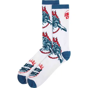 Pánské ponožky SANTA CRUZ ponožky - Salba Tiger Club Socks White (WHITE) velikost: OS